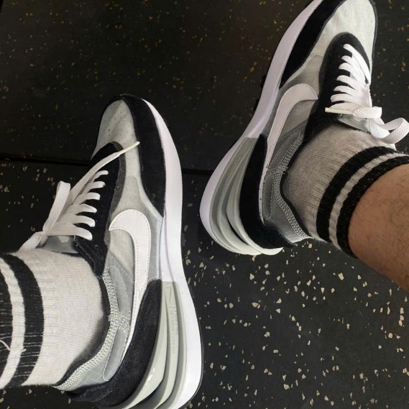 Giầy Nike Waffle One Mesh Trainers in Particle Grey