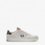 Giầy Fred Perry B400 Leather And Seude Trainer In White