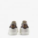 Giầy Fred Perry B400 Leather And Seude Trainer In White