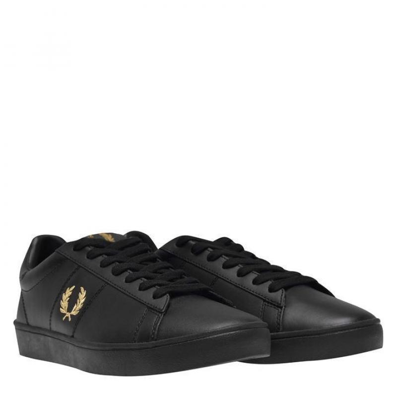 Giầy Fred Perry Spencer 'Triple Black' Leather