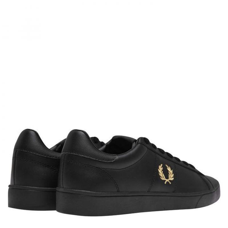 Giầy Fred Perry Spencer 'Triple Black' Leather