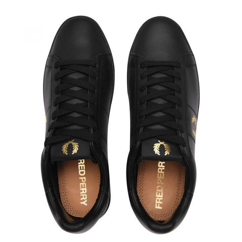 Giầy Fred Perry Spencer 'Triple Black' Leather