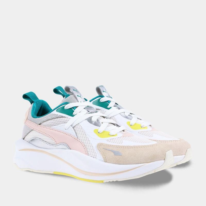 Giầy Puma RS-Curve Wit/Roze Dames