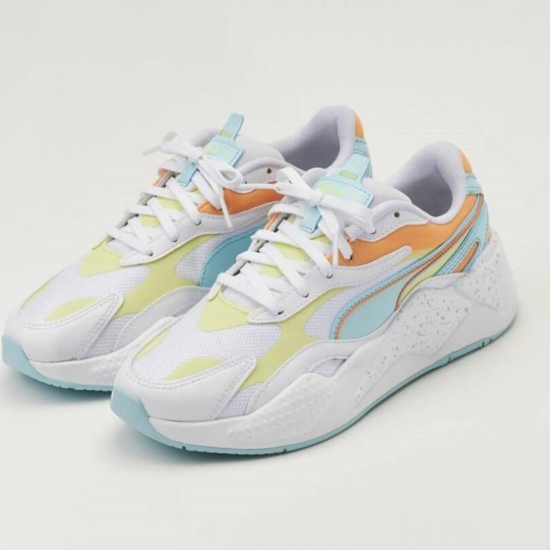 Giầy Puma RS-X3 Pastel Mix Puma White/Yellow Pear-Peach