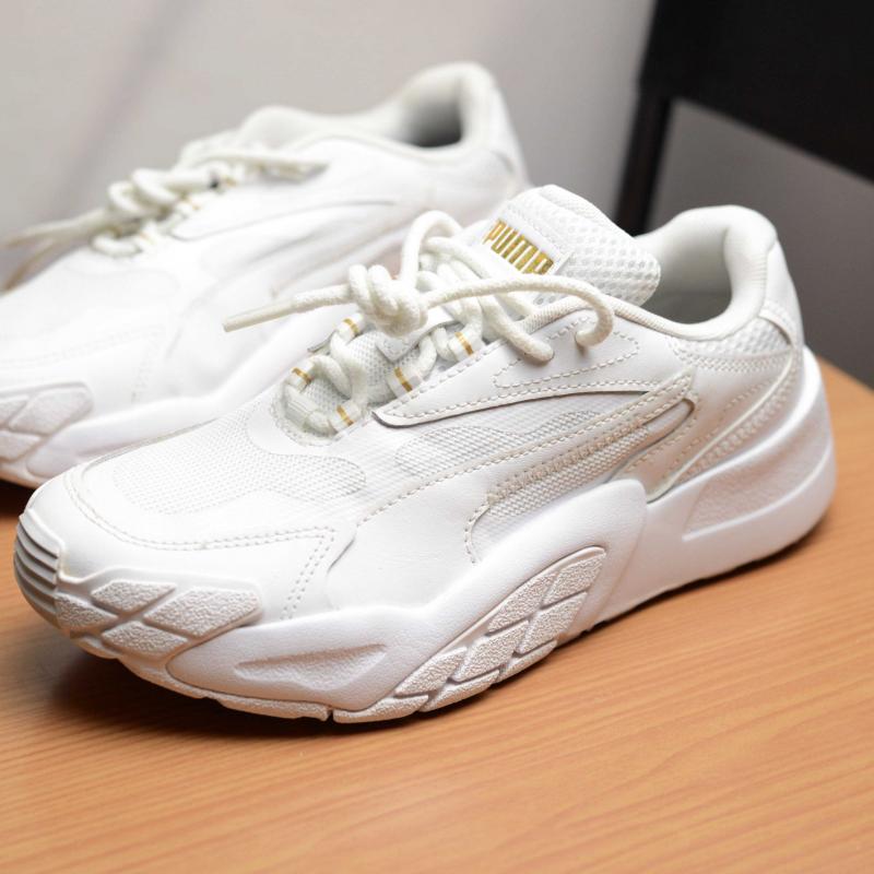 Giầy Puma Hedra Women Sneakers - White Gold