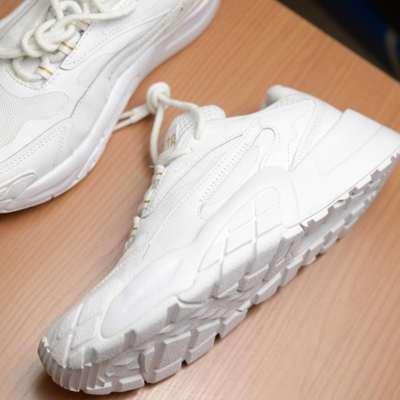 Giầy Puma Hedra Women Sneakers - White Gold