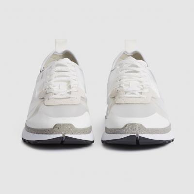 Giầy Reiss Ethan Mesh Ow Top Trainers White