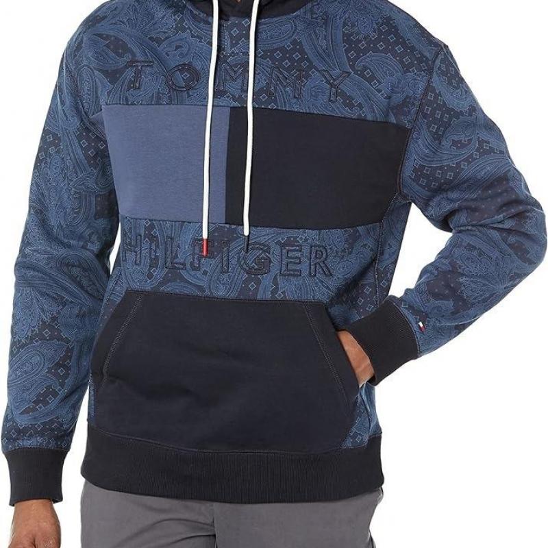 Áo Nỉ Tommy Hilfiger Men's Adaptive Paisley Hoodie