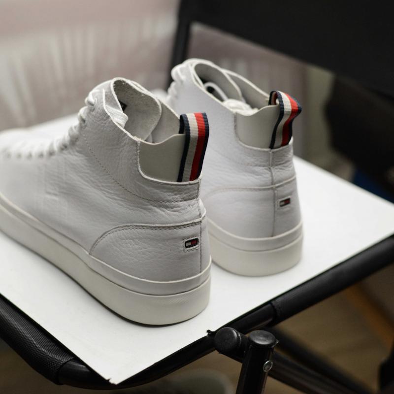 Giầy Tommy Hilfiger Triple White High