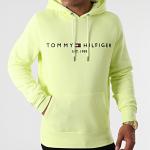 Áo Nỉ Tommy Hilfiger Sweat Capuche Logo 1599 Vert Anis