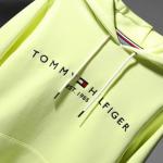 Áo Nỉ Tommy Hilfiger Sweat Capuche Logo 1599 Vert Anis