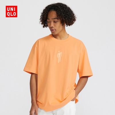 Áo Uniqlo x Billie Eilish SHORT SLEEVE UT '22 Orange'