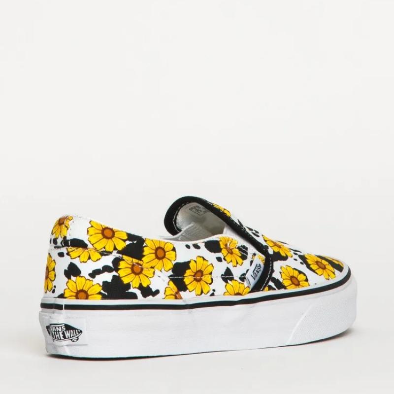 Giầy Vans Kids Customs Sunflower Slip-On