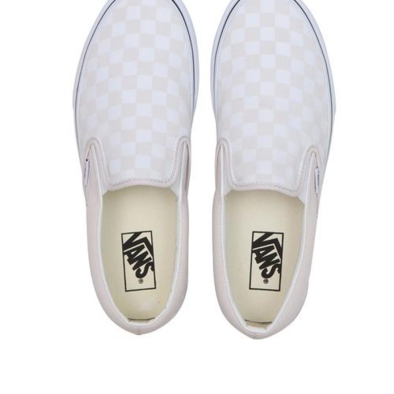 Giầy Vans Kids Classic Slip-On CHK Cloud