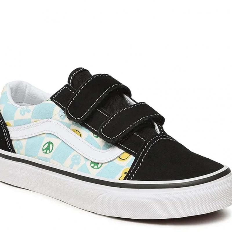 Giầy Vans Kids Sneakers with Adjustable Straps UY OLD SKOOL V MELTED