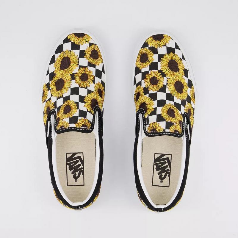 Giầy Vans Kids Wmns Asher 'Sunflower Checkerboard'
