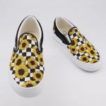 Giầy Vans Kids Wmns Asher 'Sunflower Checkerboard'