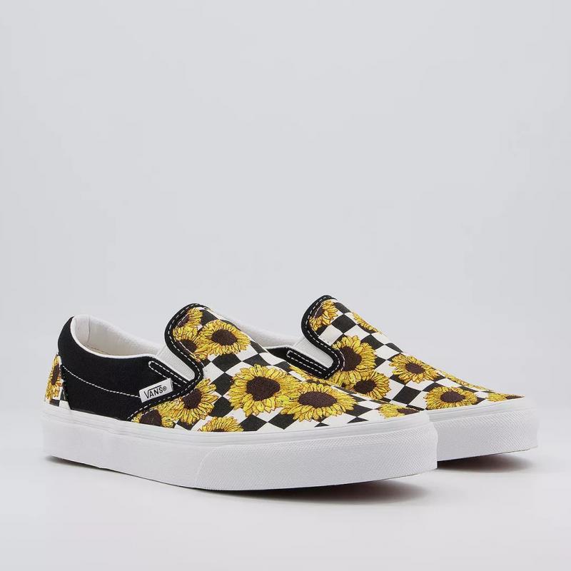 Giầy Vans Kids Wmns Asher 'Sunflower Checkerboard'