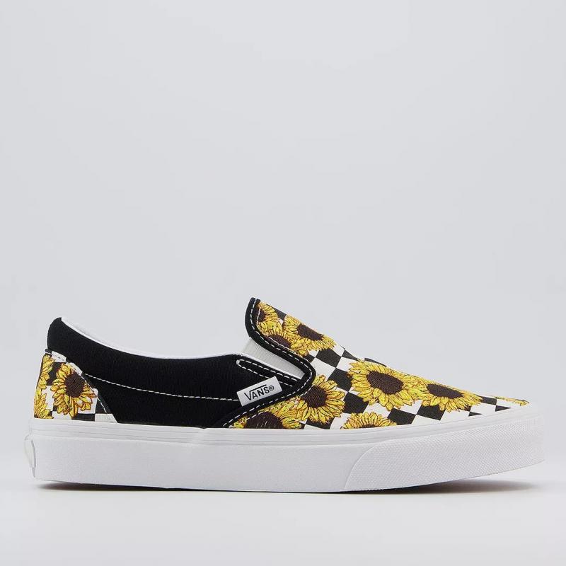 Giầy Vans Kids Wmns Asher 'Sunflower Checkerboard'