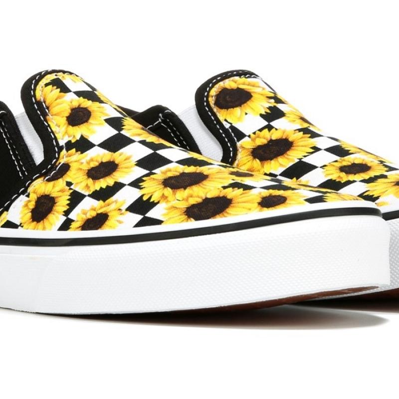 Giầy Vans Kids Wmns Asher 'Sunflower Checkerboard'