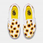 Giầy Vans Slip On Sunflower Sneakers in White