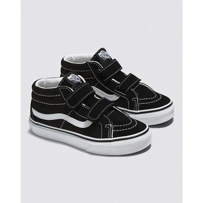 Giầy Vans Kids Sk8-Mid Reissue V Black/True White Shoes