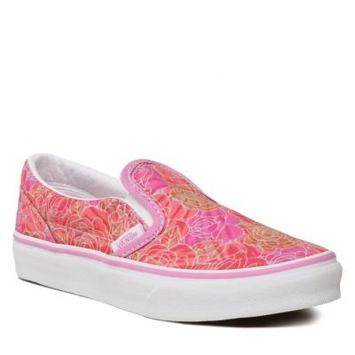 Giầy Vans Kids Vans Classic Slip-On Rose Camo Pink Floral