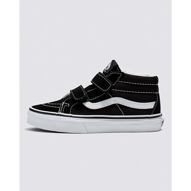 Giầy Vans Kids Sk8-Mid Reissue V Black/True White Shoes