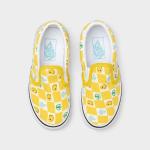 Giầy Vans Kids Classic Slip On Melted Check Yellow