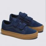 Giầy Vans Kids Gum Old Skool V Dress Blues