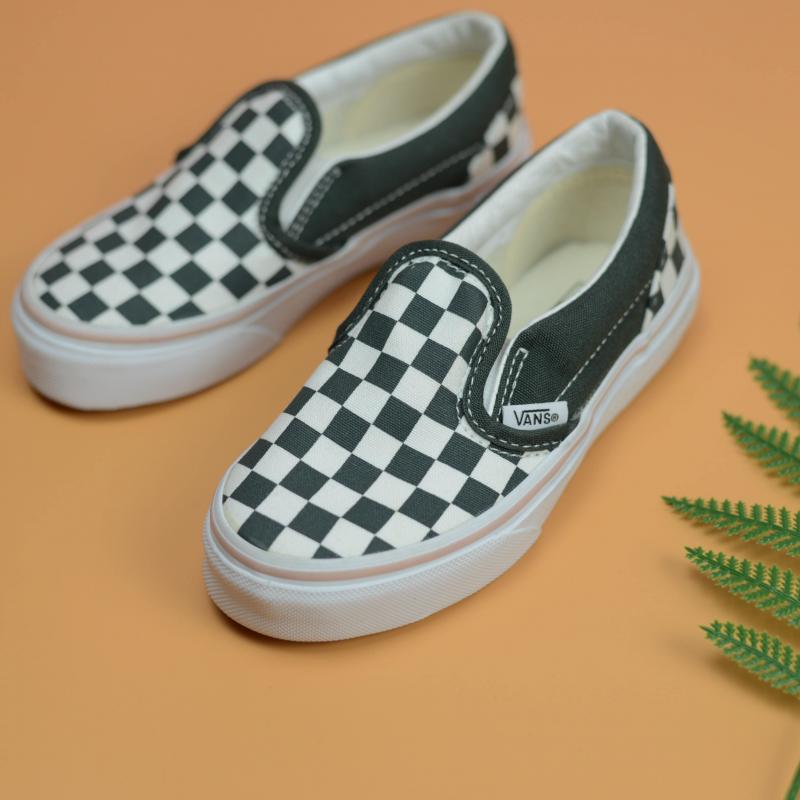 Vans kid slipon xanh