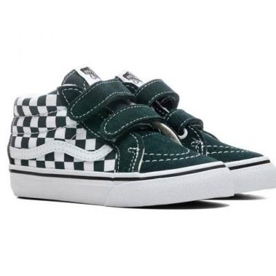 Giầy Vans Kids Toddler SK8 Mid Reissue - Mountain View/Color Theory Checkerboad