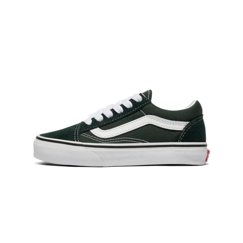 Giầy Vans Kid Old Skool Shoes 'Scarab/true white'