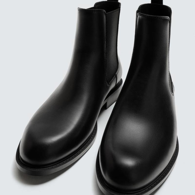Giầy Zara Chelsea Boot Dress - Black