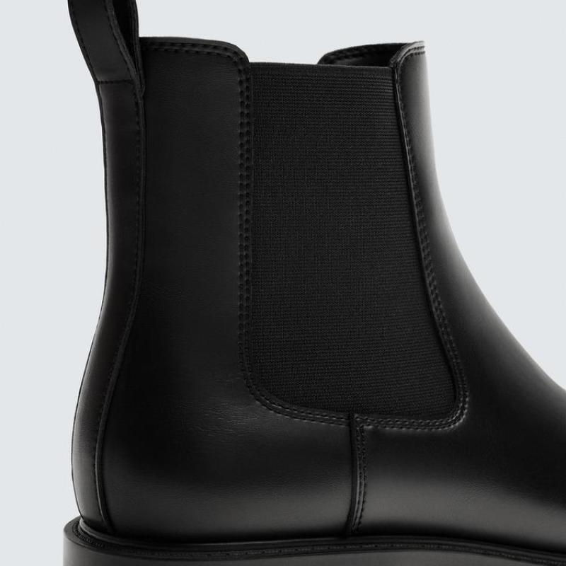 Giầy Zara Chelsea Boot Dress - Black