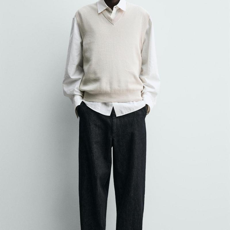 Giầy Zara Man Chelsea Boot Pointed - Brown