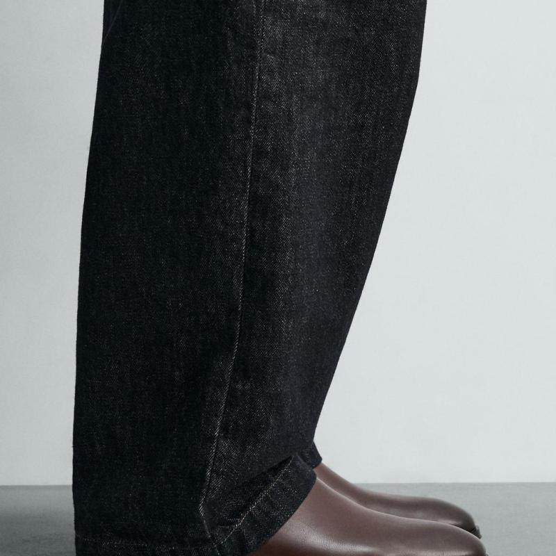 Giầy Zara Man Chelsea Boot Pointed - Brown