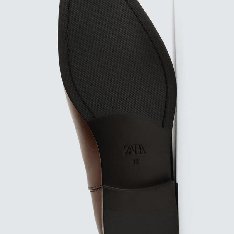 Giầy Zara Man Chelsea Boot Pointed - Brown