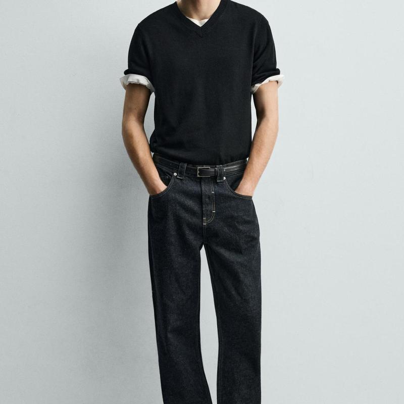 Giầy Zara Chelsea Boot Pointed - Black