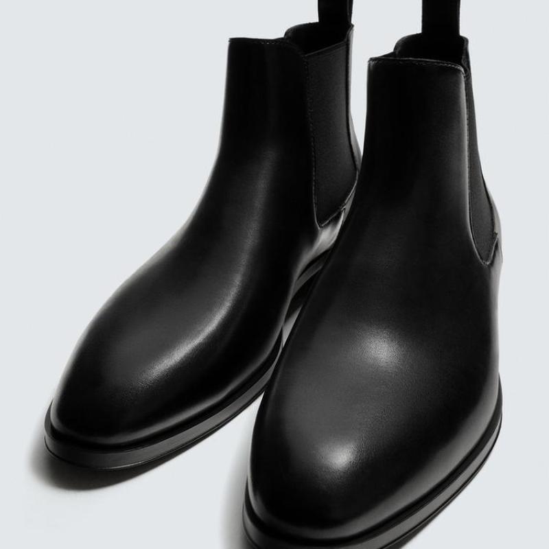Giầy Zara Chelsea Boot Pointed - Black
