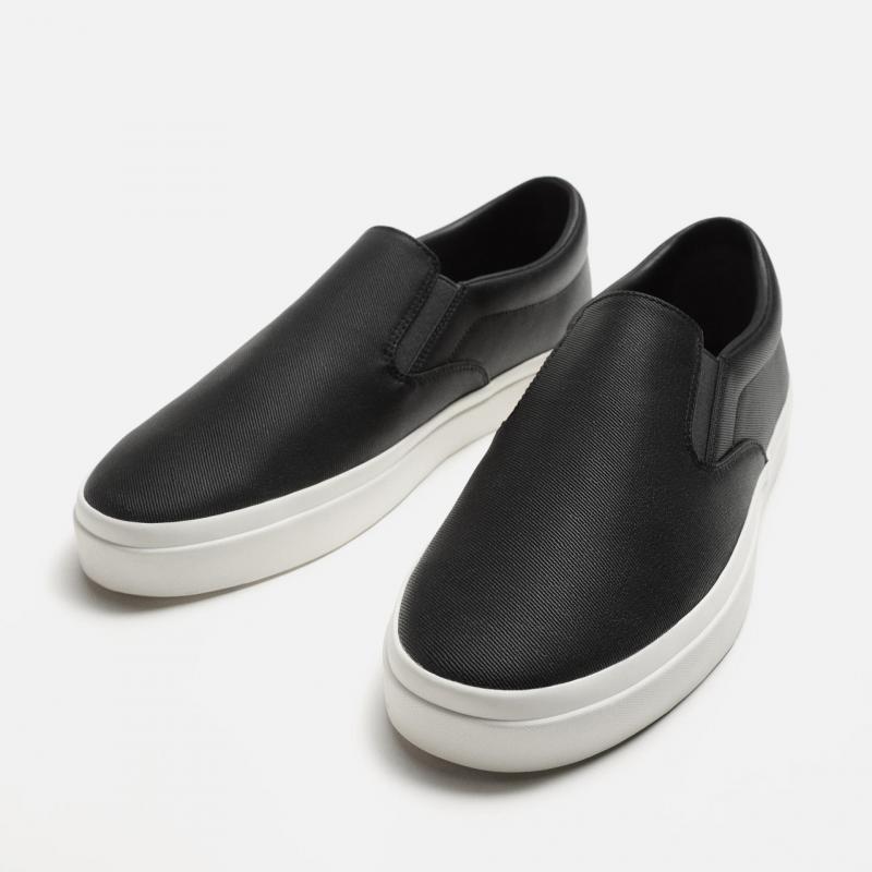 Giày Slip-On Zara Trainers - Black