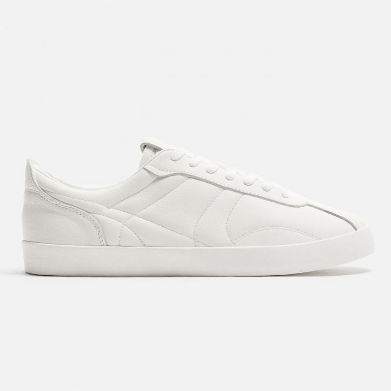 Giầy Zara Padded  Leather Trainers