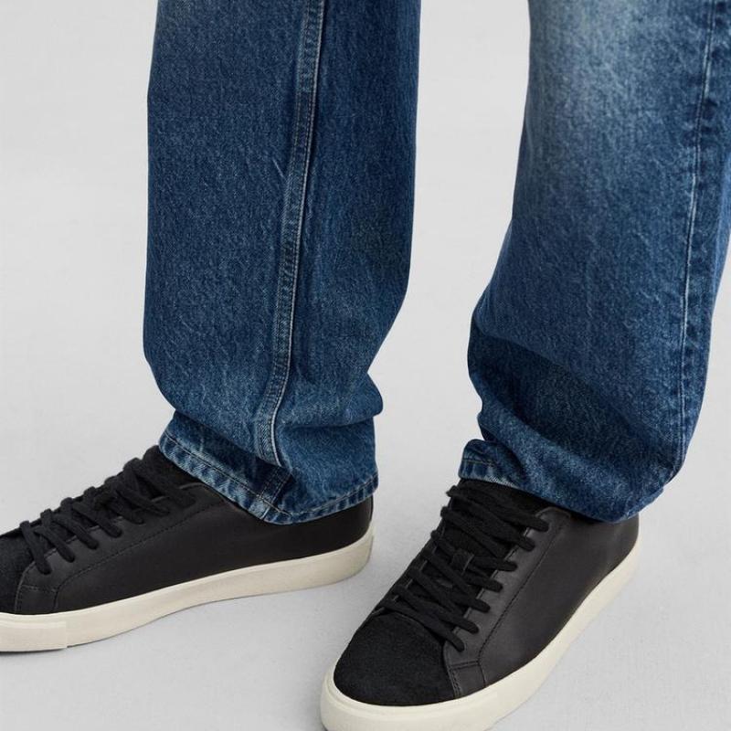 Zara Man Leather Lace-Up Trainer