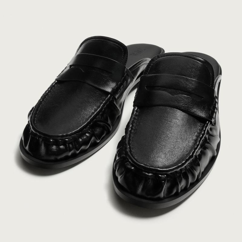 Giầy Zara Man Moccasin Hở Gót