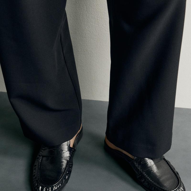 Giầy Zara Man Moccasin Hở Gót