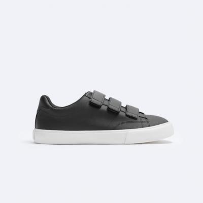 Giầy Zara Man Sneaker Đen Có Quai Dán