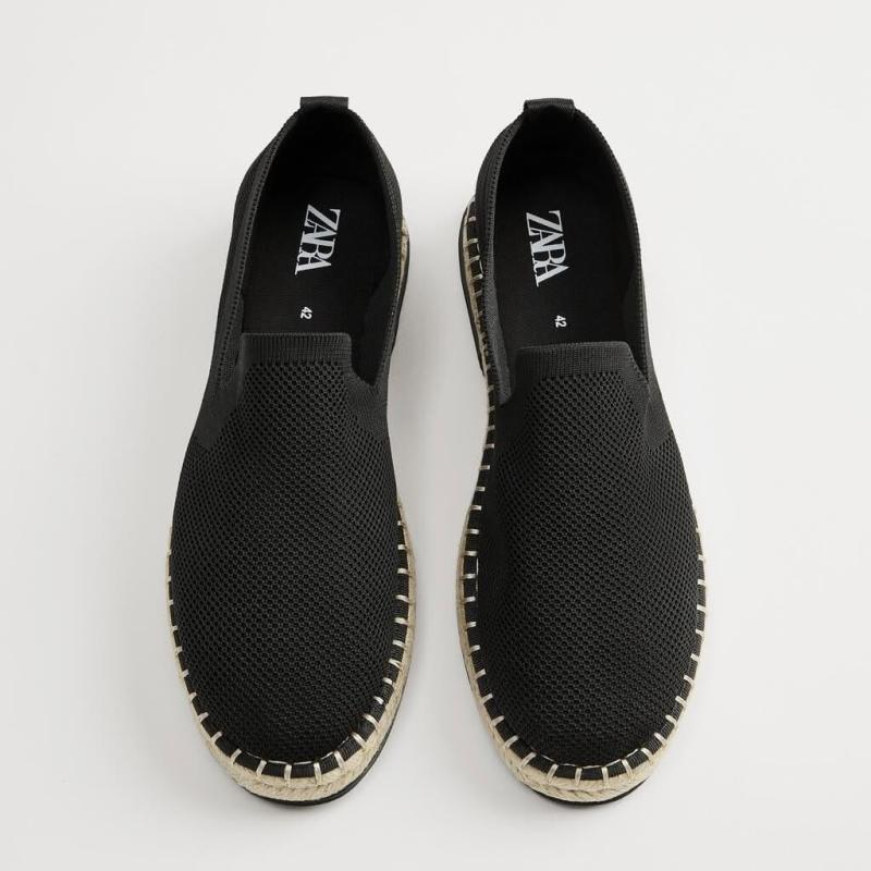 Giầy Zara Man Knit Fabric Espadrilles
