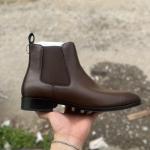 Giầy Zara Man Chelsea Boot Pointed - Brown