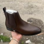 Giầy Zara Man Chelsea Boot Pointed - Brown