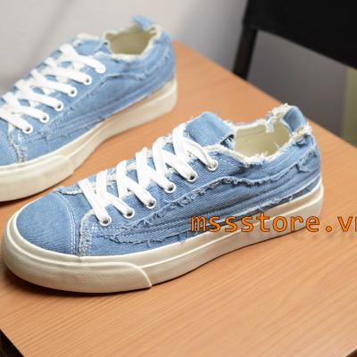 Giầy Zara Man Denim Blue Sneaker